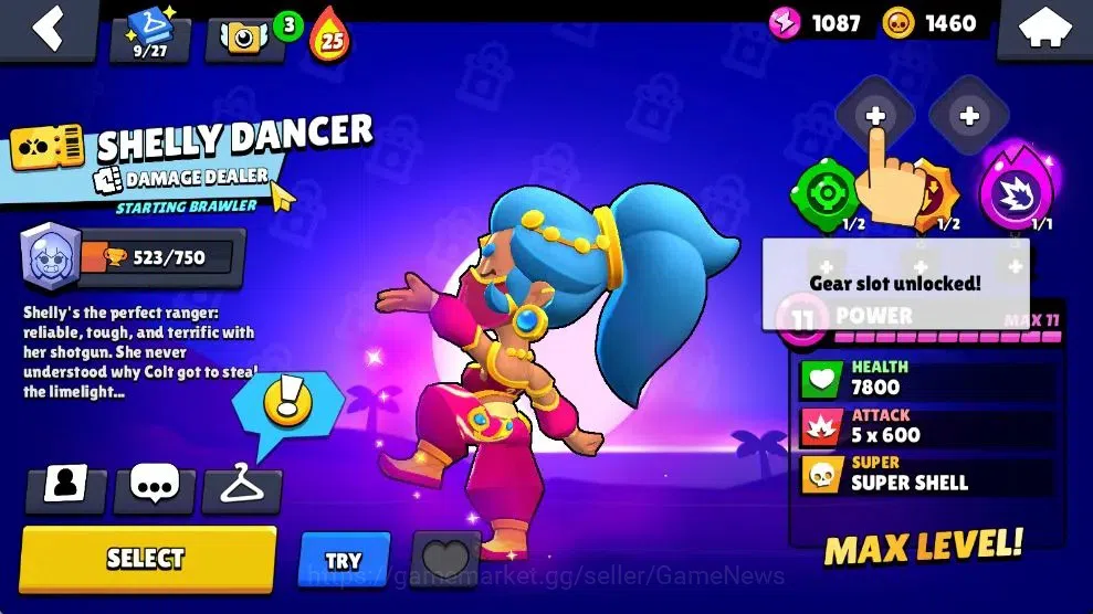 Brawl Stars Accounts 1007 Trophy|14 Brawlers 2 Max Lv [Edgar,Shelly]|2  image 12