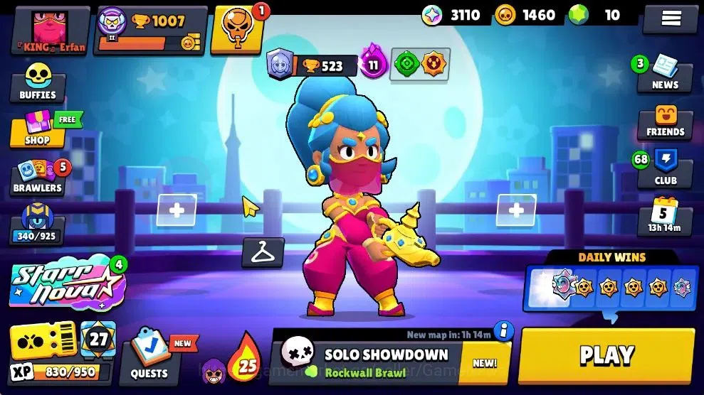 Brawl Stars Accounts 1007 Trophy|14 Brawlers 2 Max Lv [Edgar,Shelly]|2  image 2