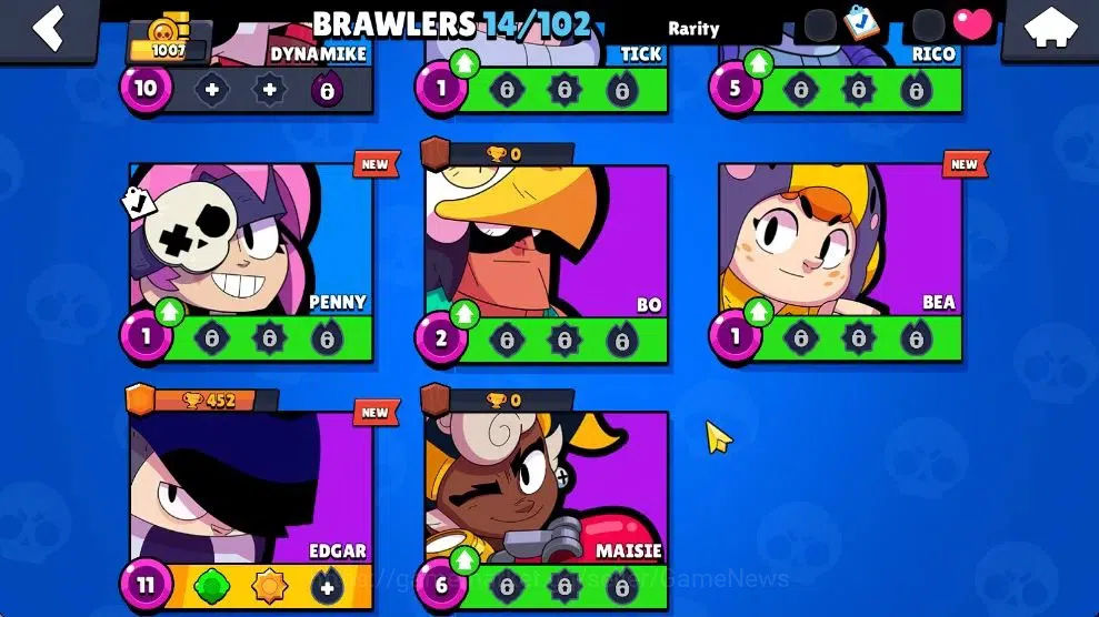 Brawl Stars Accounts 1007 Trophy|14 Brawlers 2 Max Lv [Edgar,Shelly]|2  image 5