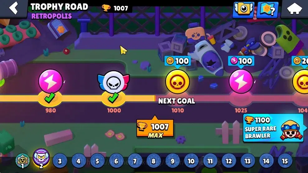 Brawl Stars Accounts 1007 Trophy|14 Brawlers 2 Max Lv [Edgar,Shelly]|2  image 9