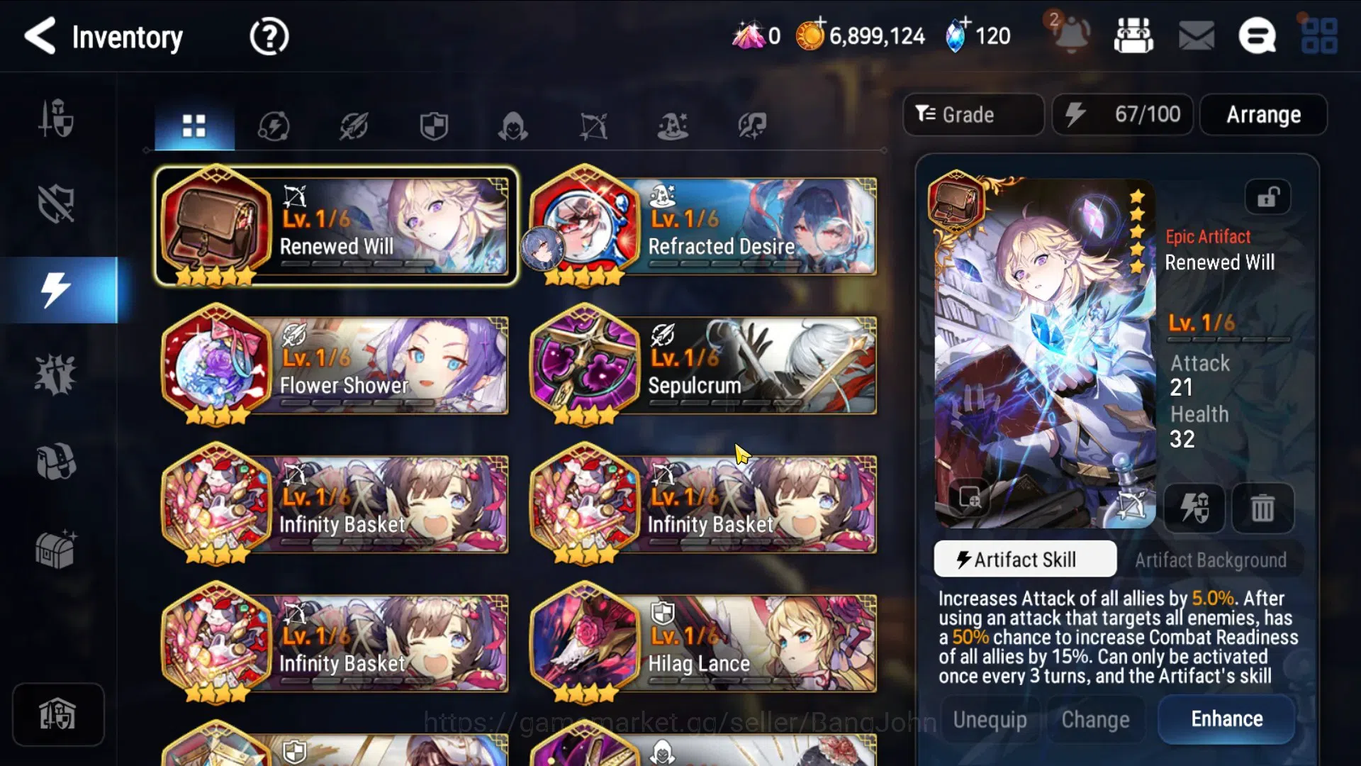 Epic Seven Accounts Starter Global Unverif | Fresh Starter | ML NC Landy+Fumyr(+Art) | PoH+Bless ON | 800 MM | Stigma 4.1K 3