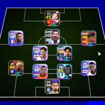 eFootball Accounts Others Android|Power 2838|Big Time Federico Dimarco|Epic Wayne Rooney|Show Time Vitinha,Calvin