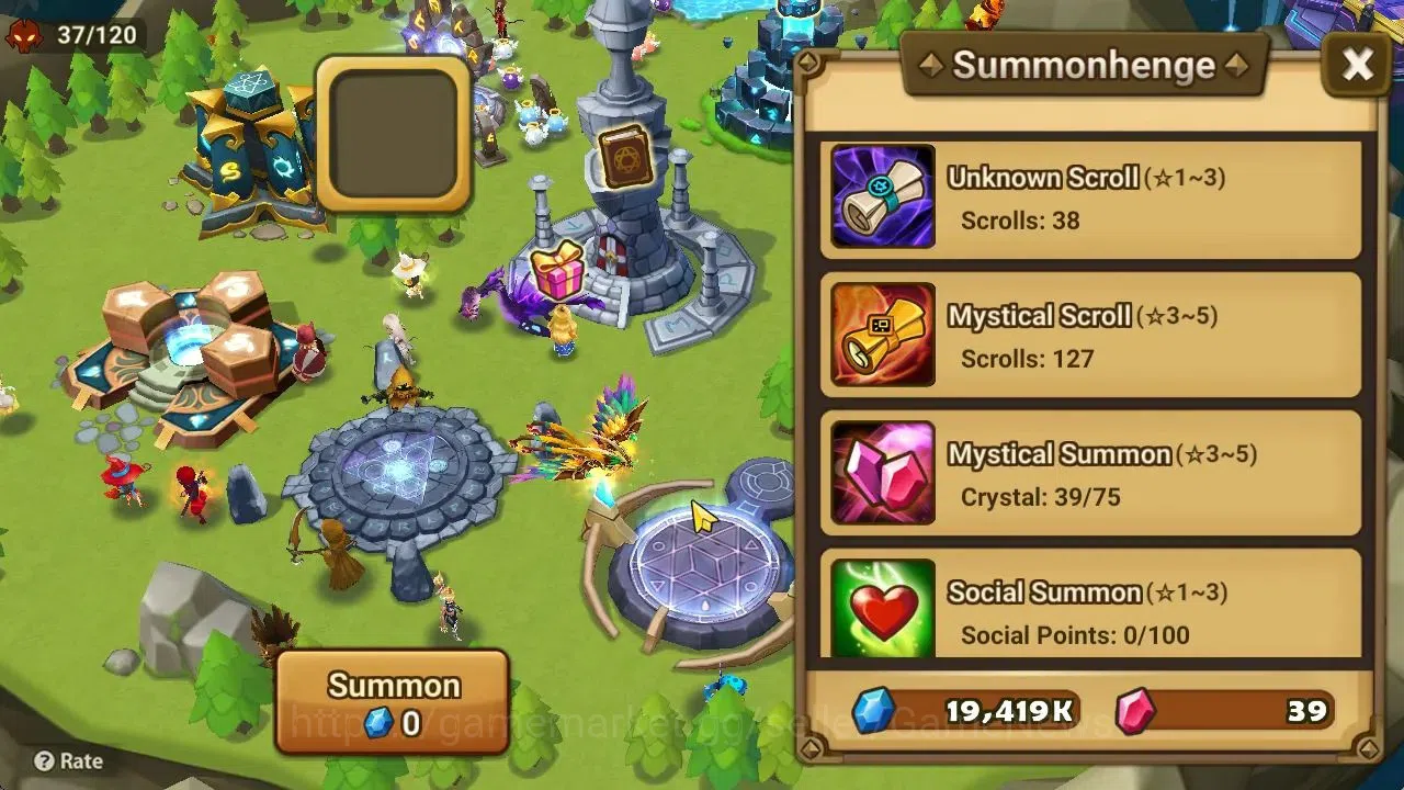 Summoners War: Sky Arena Accounts GLOBAL|Lv 25|Ready Gacha|120 12YSC,+ 160 11YSC + 3 image 14