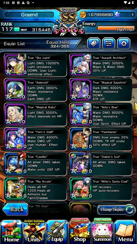 Grand Summoners Accounts GLOBAL | Ascend 28 | Houka TW, Roy TW, Rimuru TW, image 14