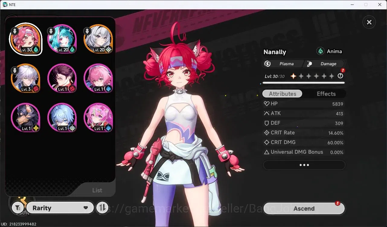 Neverness to Everness Accounts SEA | Lv 22 | Starter | 1 S Limit Nanally + 1 S St image 2