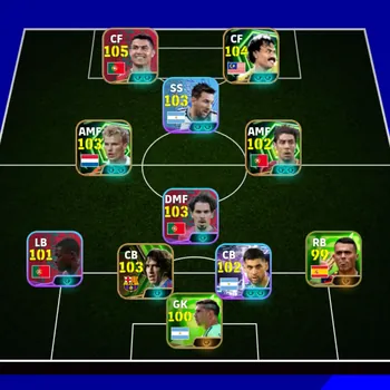 eFootball Accounts Legends & Iconic Players eFootball Account for Sale | 184 Collective Strength | Premium Squad | Messi 103