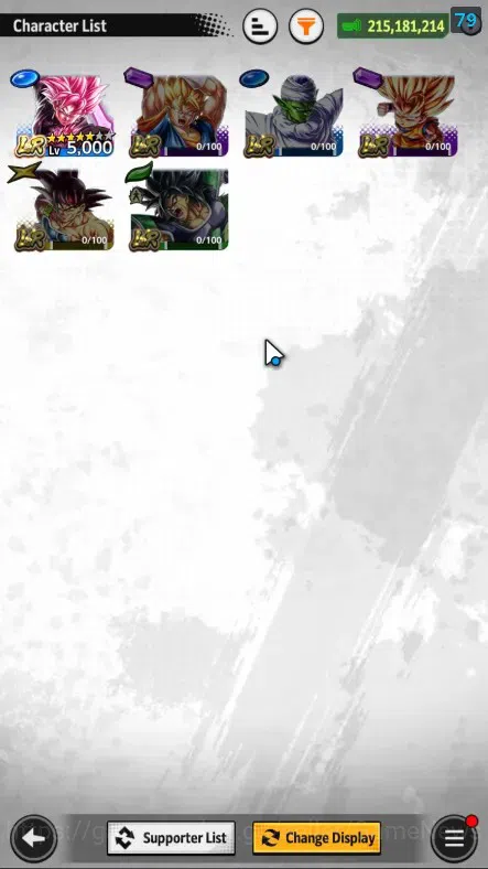Dragon Ball Legends Accounts 215M Total Power|LV 149|6UL+1LR+11LL|SS Goku Black image 3