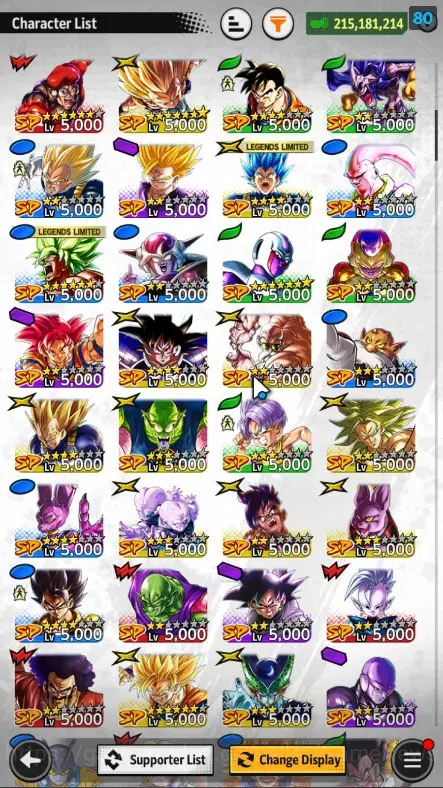Dragon Ball Legends Accounts 215M Total Power|LV 149|6UL+1LR+11LL|SS Goku Black image 7