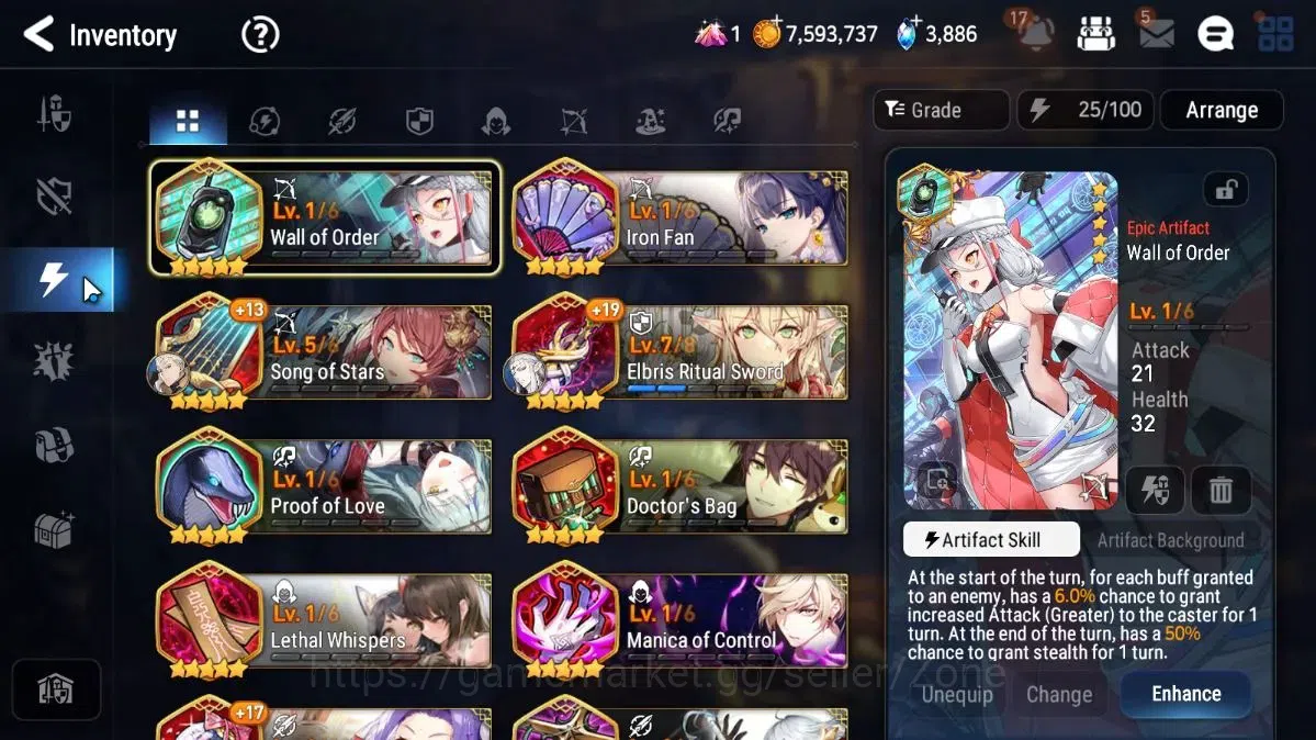 Epic Seven Accounts Limited Hero Global Unverif|New Era|5 ML(School Nurse Yulha,Belian,LW Peira,Etc)+Setsuka,A 12