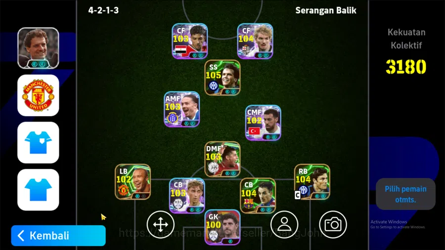 eFootball Accounts Others Power 3180 | lothar matthaus epic db | albert ferrer epic db | jack grealish show time | EFB656B 2