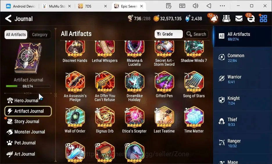 Epic Seven Accounts Global|16ML (Rinak, Harsetti, Belian, Politis, Aru image 12