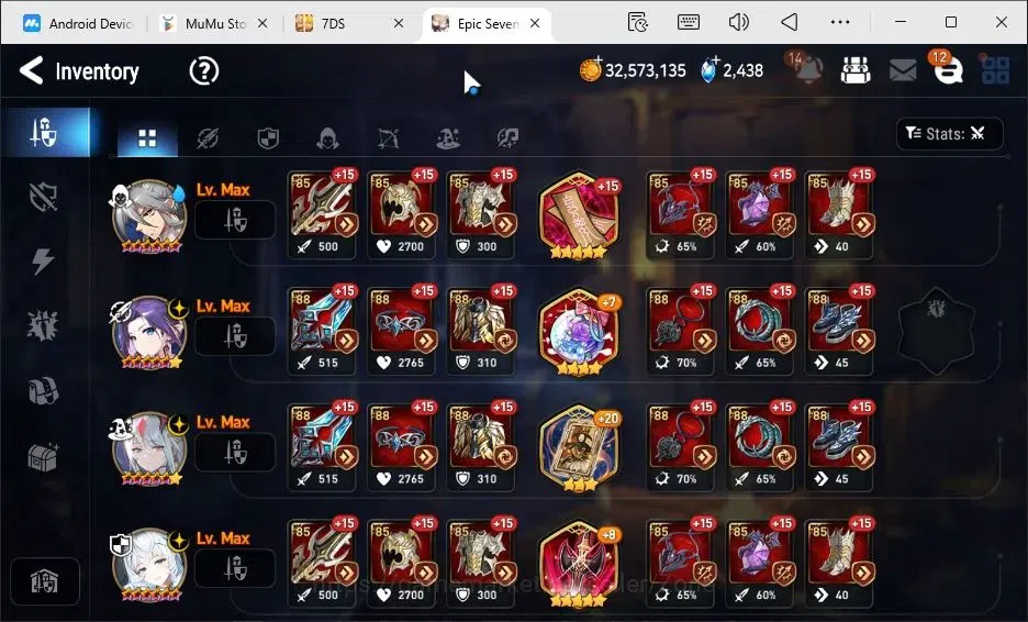 Epic Seven Accounts Global|16ML (Rinak, Harsetti, Belian, Politis, Aru image 13