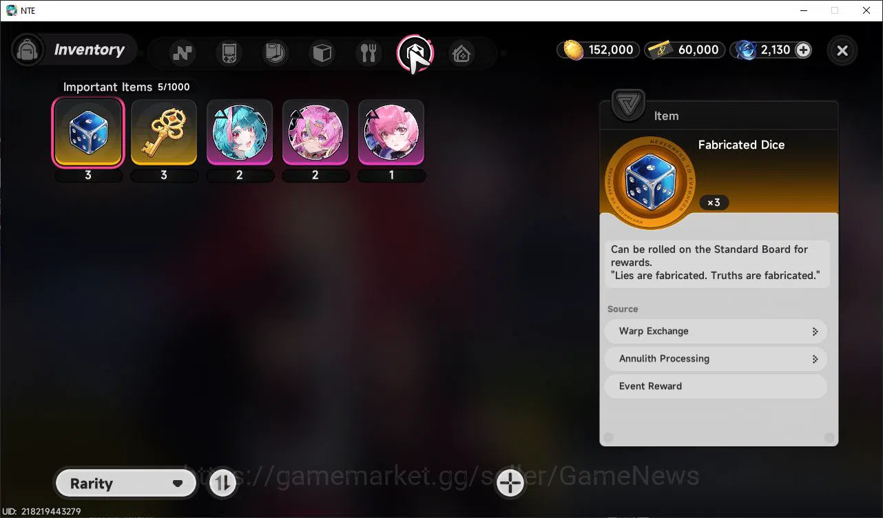 Neverness to Everness Accounts GLOBAL NA|1 SSR Limited Nanally+ 5 SR(Aurelia,Adle image 5