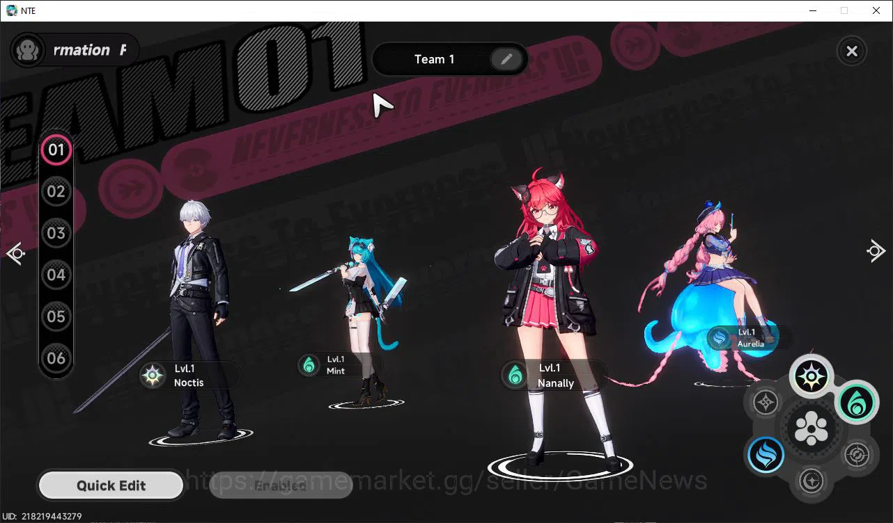 Neverness to Everness Accounts GLOBAL NA|1 SSR Limited Nanally+ 5 SR(Aurelia,Adle image 7