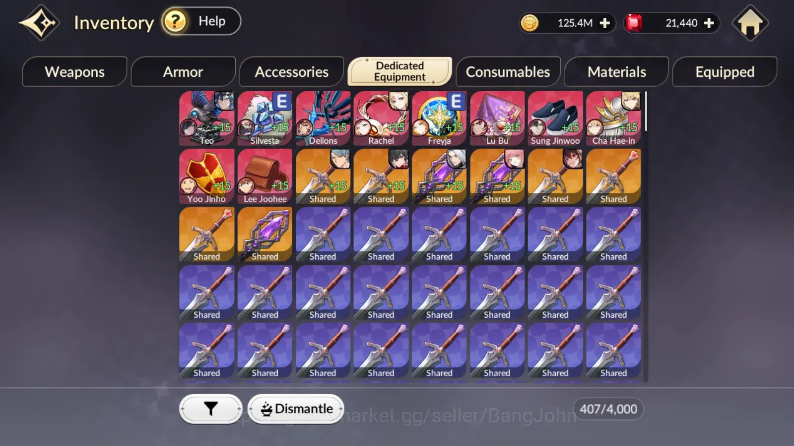 Seven Knights Re:Birth Accounts Global|FullEX7(TC2Fai,Juri,Gelidus,Melia,Rosie)25T image 7