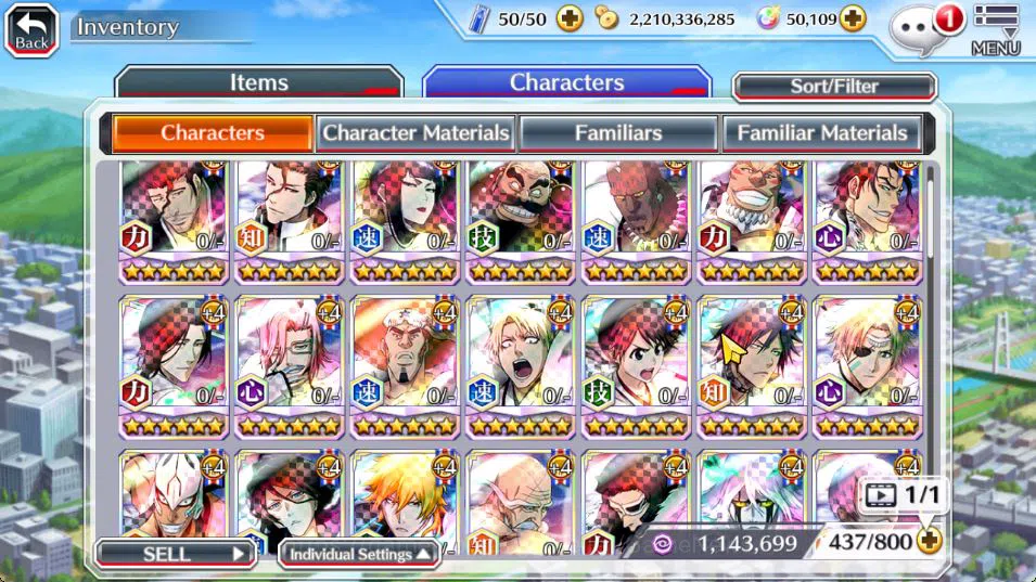 Bleach: Brave Souls Accounts [GLOBAL]50K Orb|TYBW26[Bambietta,Liltotto],10th An image 10
