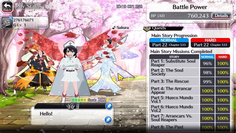 Bleach: Brave Souls Accounts [GLOBAL]50K Orb|TYBW26[Bambietta,Liltotto],10th An image 15