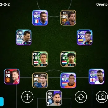 eFootball Accounts Legends & Iconic Players Android |PW 3000|James Rodrihuez Show T,Lionel Messi Show T,Frank Lampard