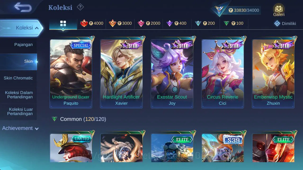 Mobile Legends: Bang Bang Accounts skin 183, Hero 101, allstar Moskov, annual Lesley, image 6