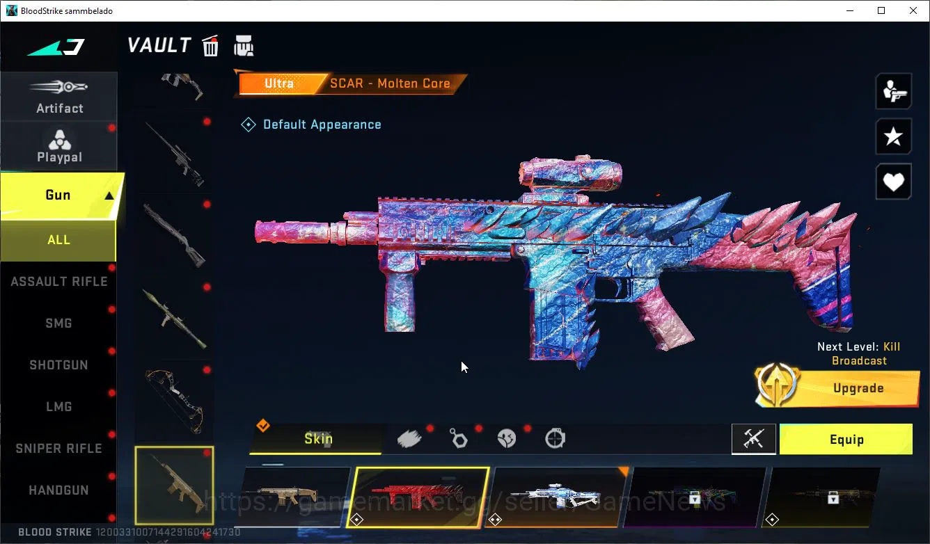 Blood Strike Accounts ASIA|ETERNAL Lv2 AK47-Overlord,Collab 7DS[AK47,Kar image 19