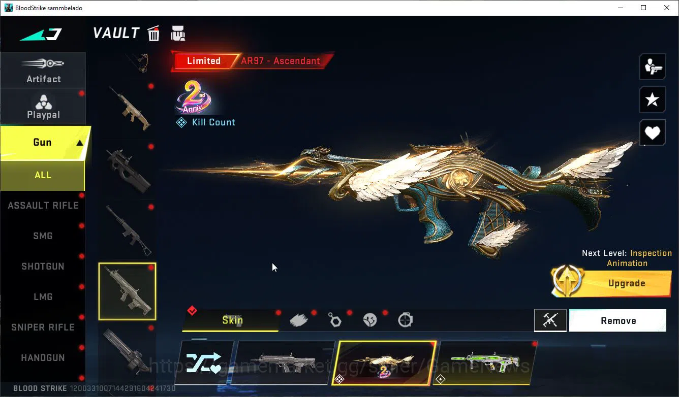 Blood Strike Accounts ASIA|ETERNAL Lv2 AK47-Overlord,Collab 7DS[AK47,Kar image 20