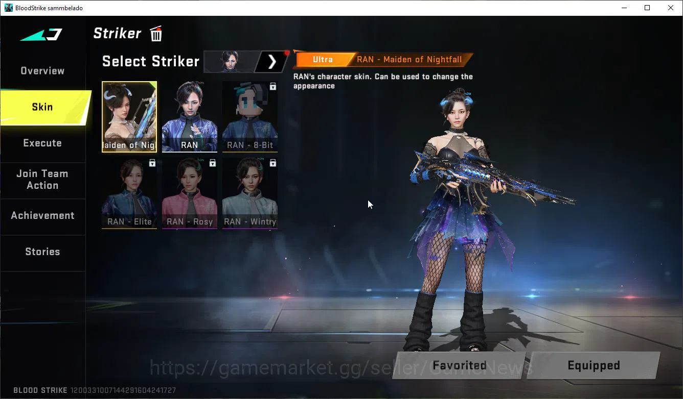 Blood Strike Accounts ASIA|ETERNAL Lv2 AK47-Overlord,Collab 7DS[AK47,Kar image 4