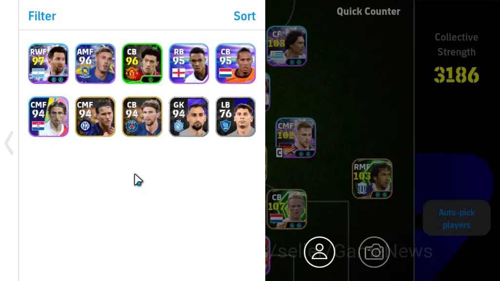 eFootball Accounts Android|Epic Ronald Koeman,Steven Gerrard,Raul,Sho image 2