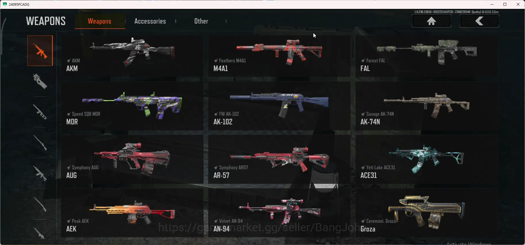 Arena Breakout Accounts High Value Mobile|Lvl 30|SV 107.8M|CV 93M|5 WP Legend Skins|3 WP GFL Collab Skins|2 Epic Suits|2 14