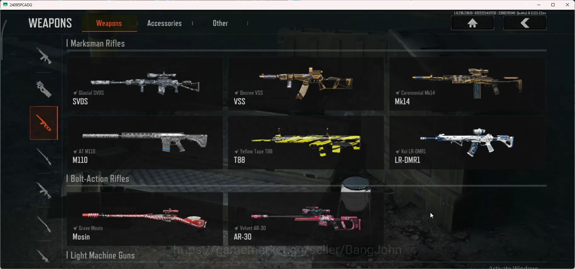Arena Breakout Accounts High Value Mobile|Lvl 30|SV 107.8M|CV 93M|5 WP Legend Skins|3 WP GFL Collab Skins|2 Epic Suits|2 17