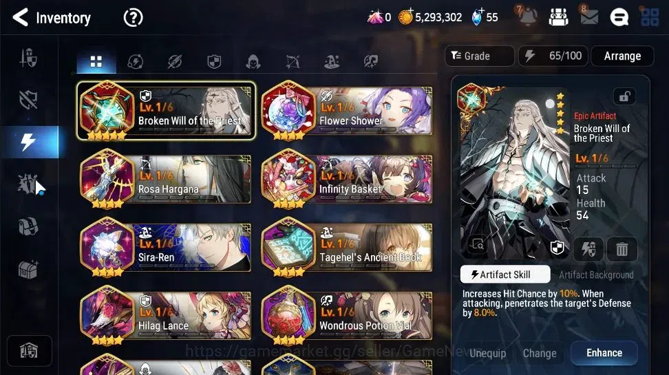 Epic Seven Accounts GLOBAL|UnVerif|3 ML(Rhianna&Luciella,FLidica,LQ Ch image 16