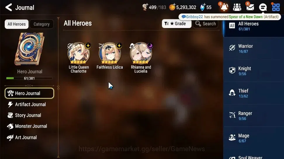Epic Seven Accounts GLOBAL|UnVerif|3 ML(Rhianna&Luciella,FLidica,LQ Ch image 4