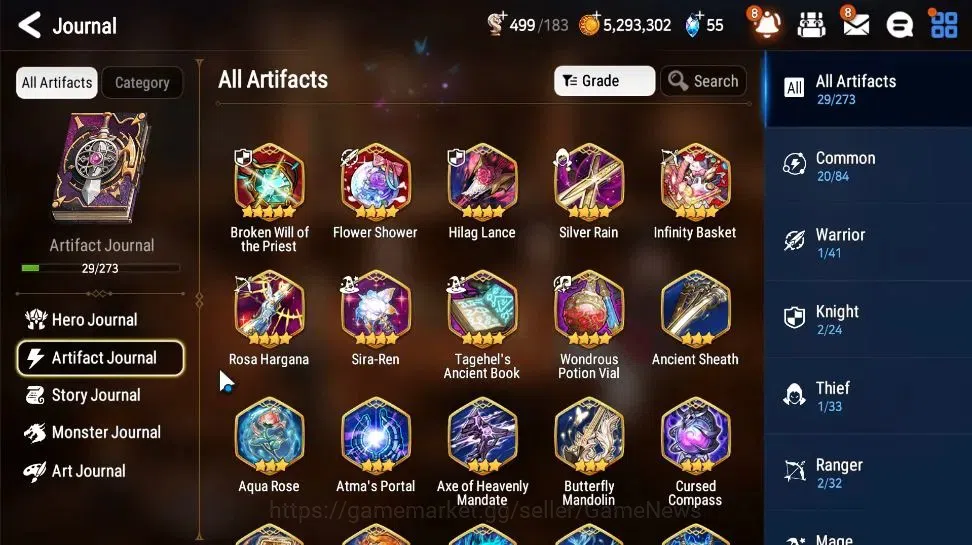 Epic Seven Accounts GLOBAL|UnVerif|3 ML(Rhianna&Luciella,FLidica,LQ Ch image 6