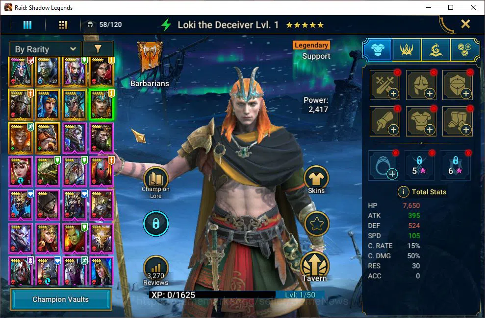 Raid: Shadow Legends Accounts Starter Lv18 355K Power|10 Legendary(Bad el Kazar,Rathalos Blade,Ninja,Artak,Wukong,Etc)|31K 10