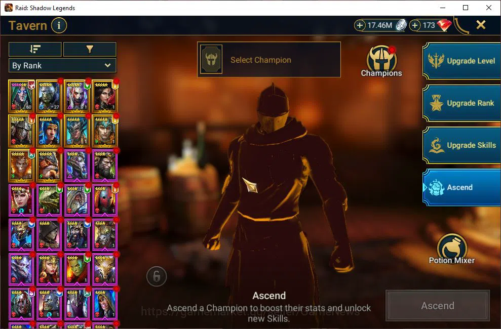 Raid: Shadow Legends Accounts Starter Lv18 355K Power|10 Legendary(Bad el Kazar,Rathalos Blade,Ninja,Artak,Wukong,Etc)|31K 17