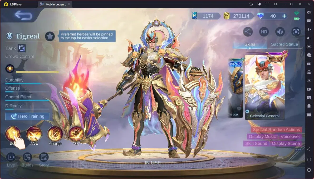 Mobile Legends: Bang Bang Accounts Global|Hero 132|Skin 367|Exalted|Legend GS|Naruto  image 5