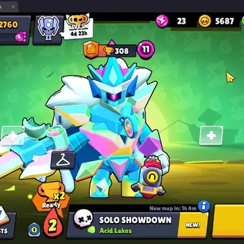 Brawl Stars Accounts Thropy 2760 | 29 Brawler | 7 Max |1 Hypercharge,1 Legend,1 Mythic,5 Epic Skin|4497 Bling|116