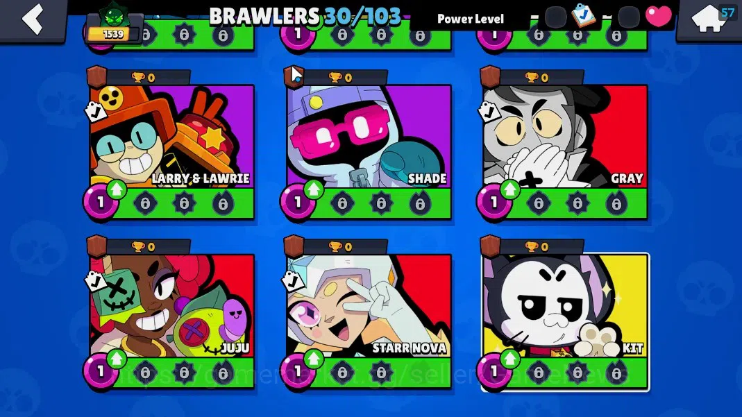 Brawl Stars Accounts 1539 Trophy|30 Brawler 2Max|Griff Full Buffies|4k image 11