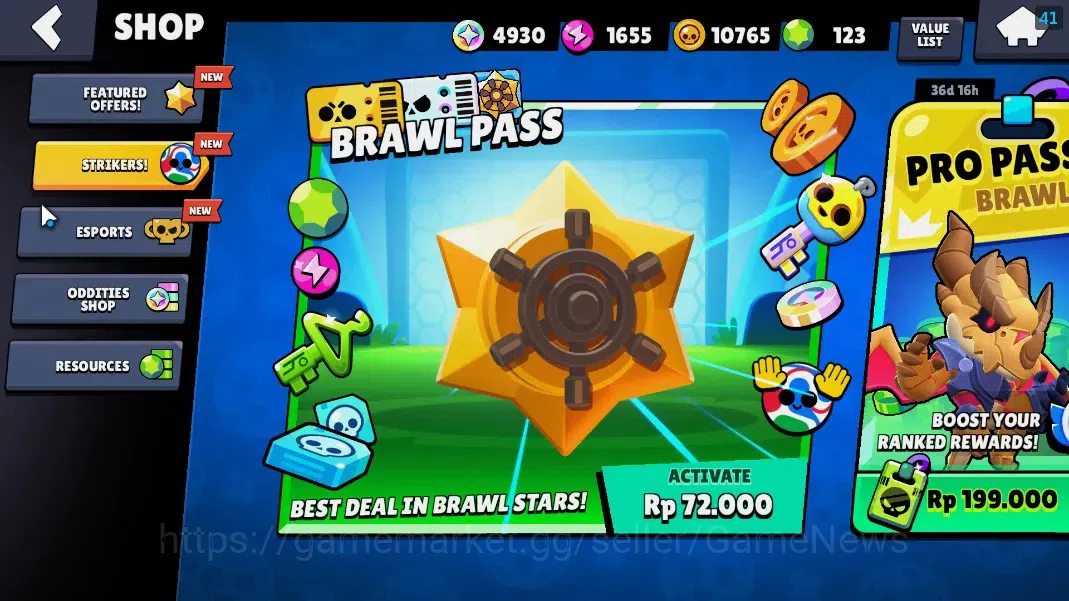 Brawl Stars Accounts 1539 Trophy|30 Brawler 2Max|Griff Full Buffies|4k image 6