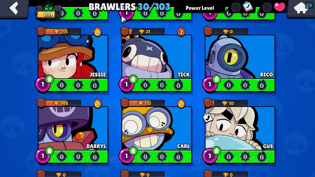 Brawl Stars Accounts 1539 Trophy|30 Brawler 2Max|Griff Full Buffies|4k image 9