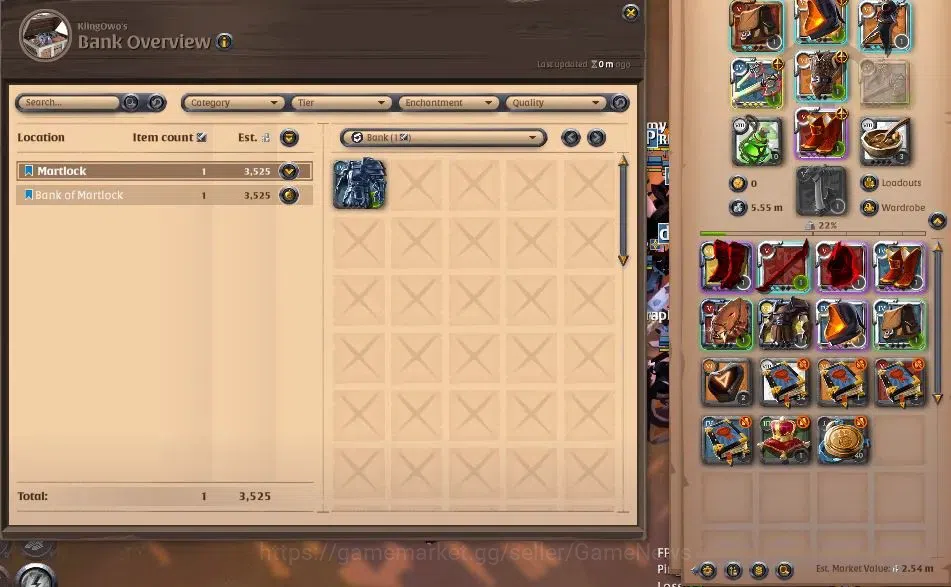 Albion Online Accounts ASIA | 5,19M Total Fame - 5,5M Silver | T8 Lvl 100 image 2