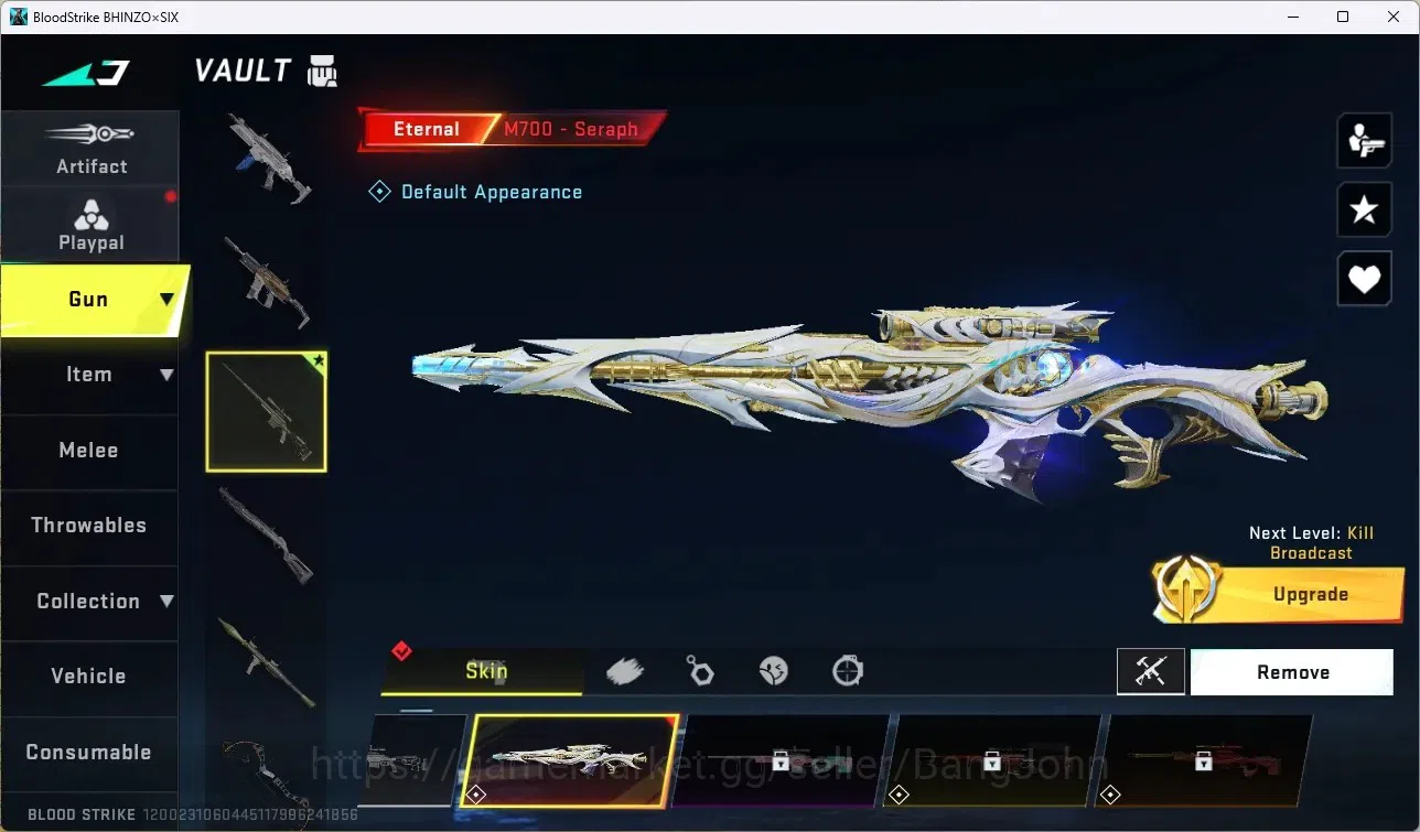 Blood Strike Accounts ASIA | 1 ETERNAL: M700-Seraph | 1 LEGENDARY GUN |  image 2