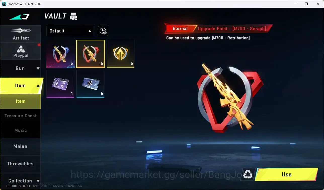 Blood Strike Accounts ASIA | 1 ETERNAL: M700-Seraph | 1 LEGENDARY GUN |  image 4