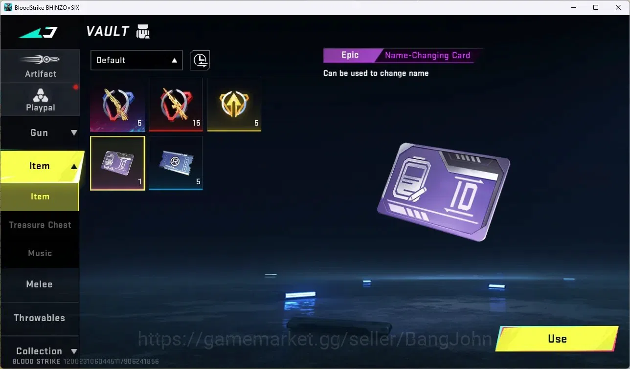 Blood Strike Accounts ASIA | 1 ETERNAL: M700-Seraph | 1 LEGENDARY GUN |  image 5