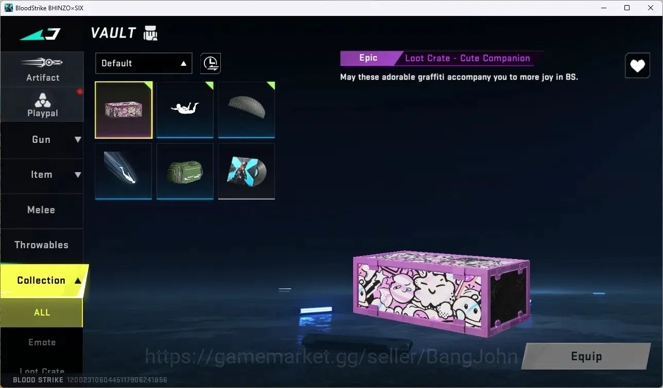 Blood Strike Accounts ASIA | 1 ETERNAL: M700-Seraph | 1 LEGENDARY GUN |  image 6