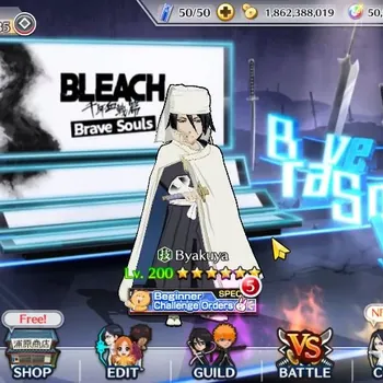 Bleach: Brave Souls Accounts High-End Global|664K BP+50K Orb|EndGame|5K AccTicket|Ulquiorra,Aizen 11th|Byakuya TYBW26|Ichigo