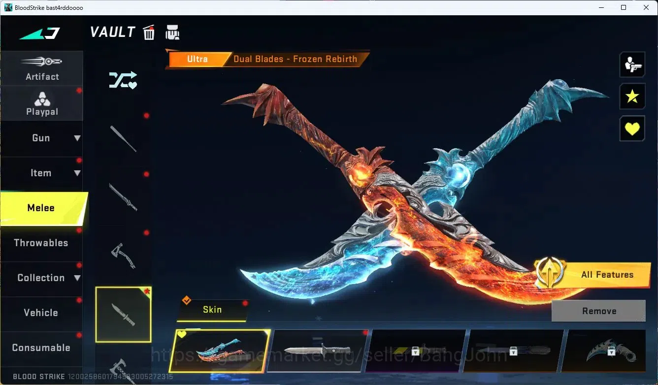 Blood Strike Accounts ASIA | 2 AOT | 4 7DS | 1 BLEACH | 1 ULTRA MELEE |  image 15