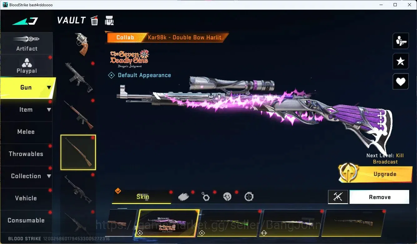 Blood Strike Accounts ASIA | 2 AOT | 4 7DS | 1 BLEACH | 1 ULTRA MELEE |  image 18
