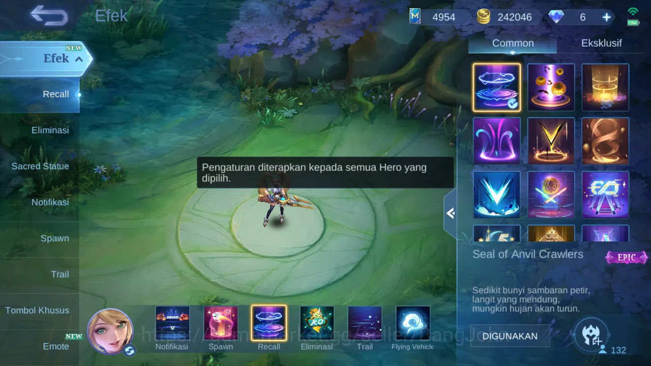 Mobile Legends: Bang Bang Accounts Hero 132 Skin 271 | legend Franco | Ducati Leomord image 11
