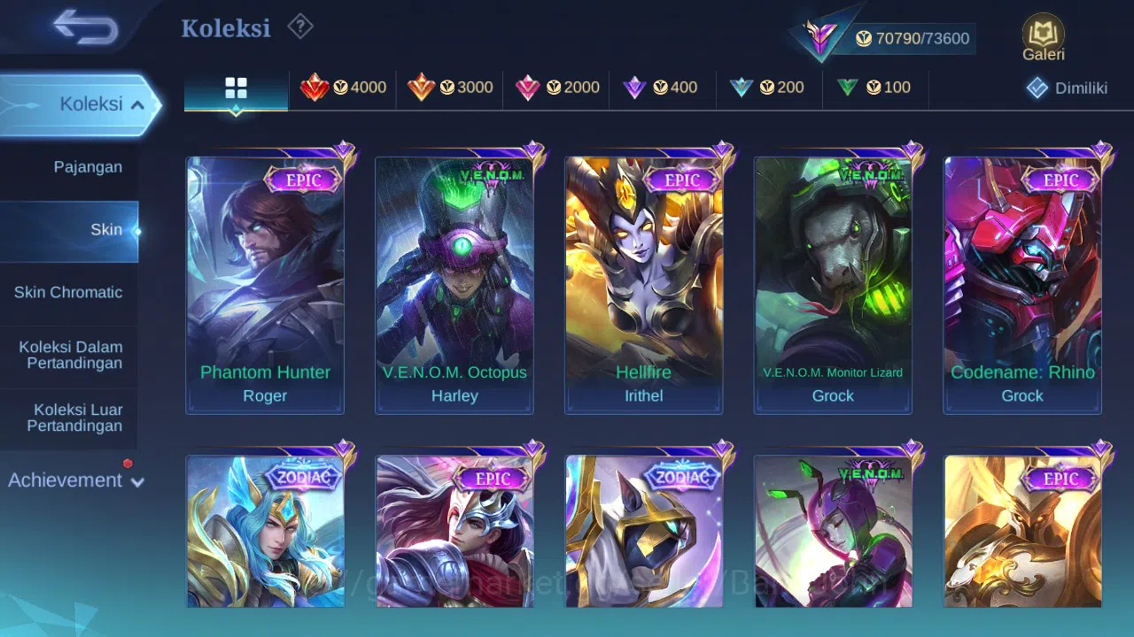 Mobile Legends: Bang Bang Accounts Hero 132 Skin 271 | legend Franco | Ducati Leomord image 6