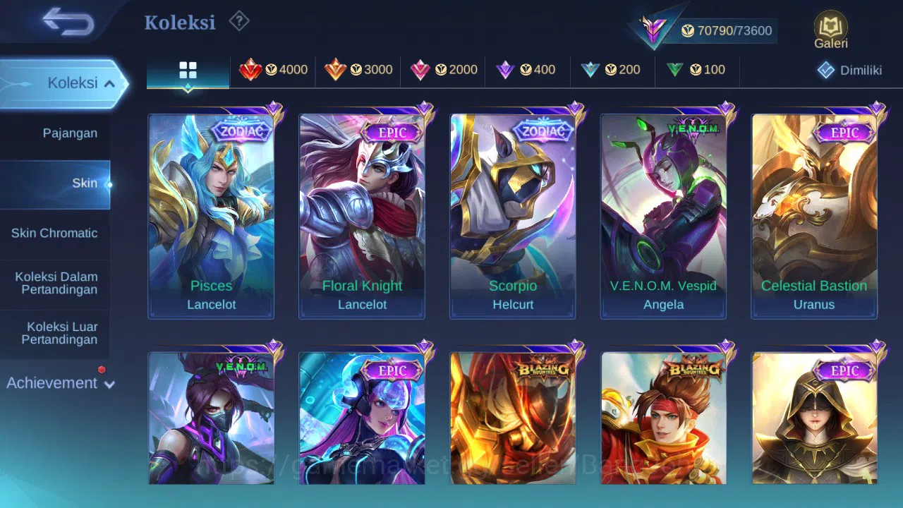 Mobile Legends: Bang Bang Accounts Hero 132 Skin 271 | legend Franco | Ducati Leomord image 7